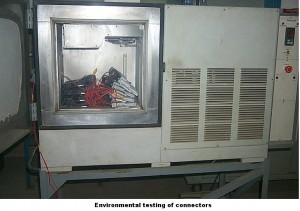 Environmental testing of connectors